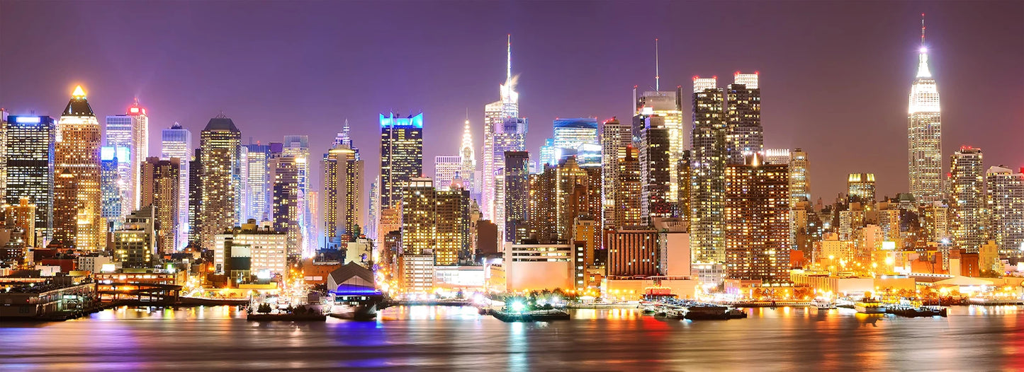 Landscape Posters and Prints Wall Art Canvas Painting City Night Scene Decorative Pictures