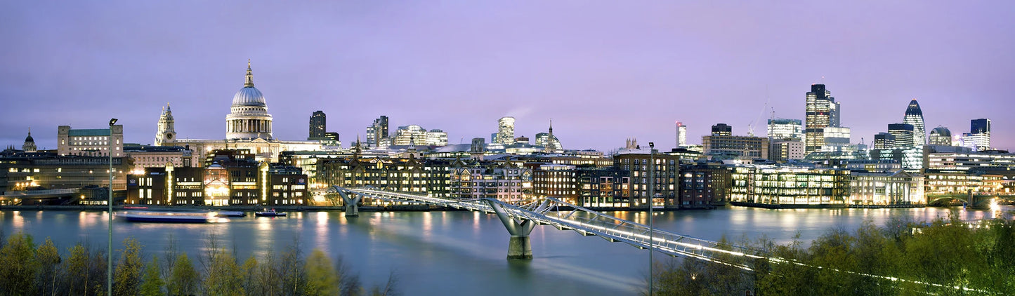 Landscape Posters and Prints Wall Art Canvas Painting City Night Scene Decorative Pictures