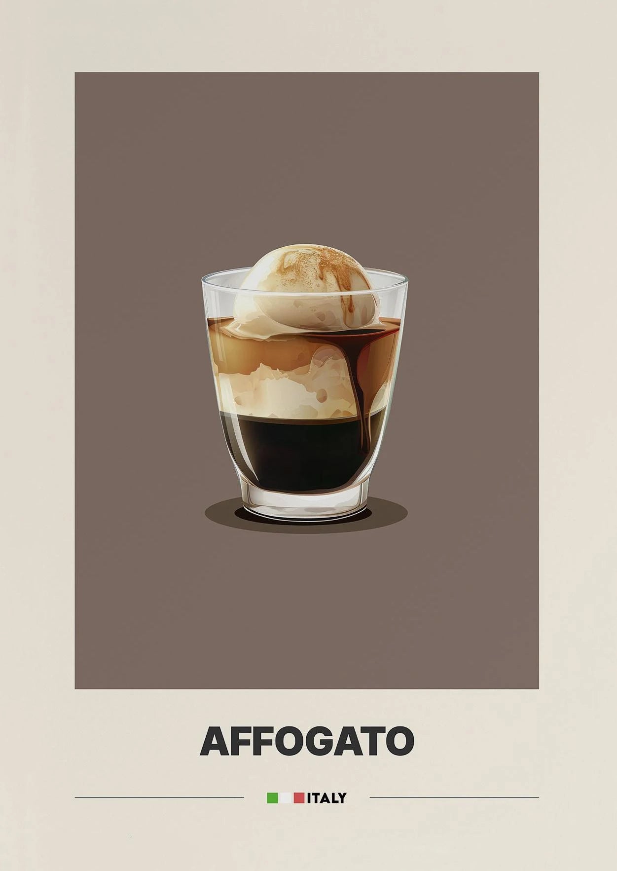 Minimalist Coffee Art Prints – Retro Latte & Mocha Canvas Wall Decor