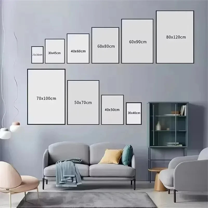 1pc Inspirational Quote Canvas Art Poster - Frameless Wall Decor Keep Your Head High and Middle Finger Higher Motivational Print
