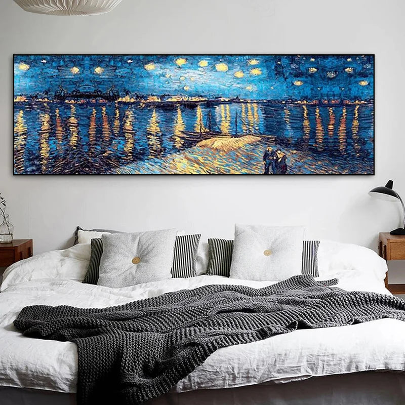 Van Gogh Cafe Terrace at Night Canvas Wall Art Print