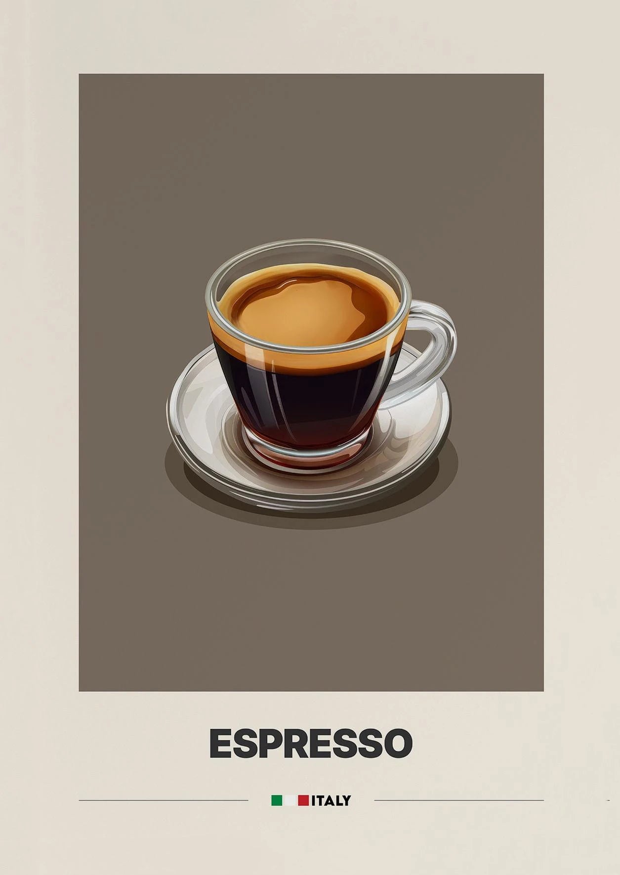 Minimalist Coffee Art Prints – Retro Latte & Mocha Canvas Wall Decor