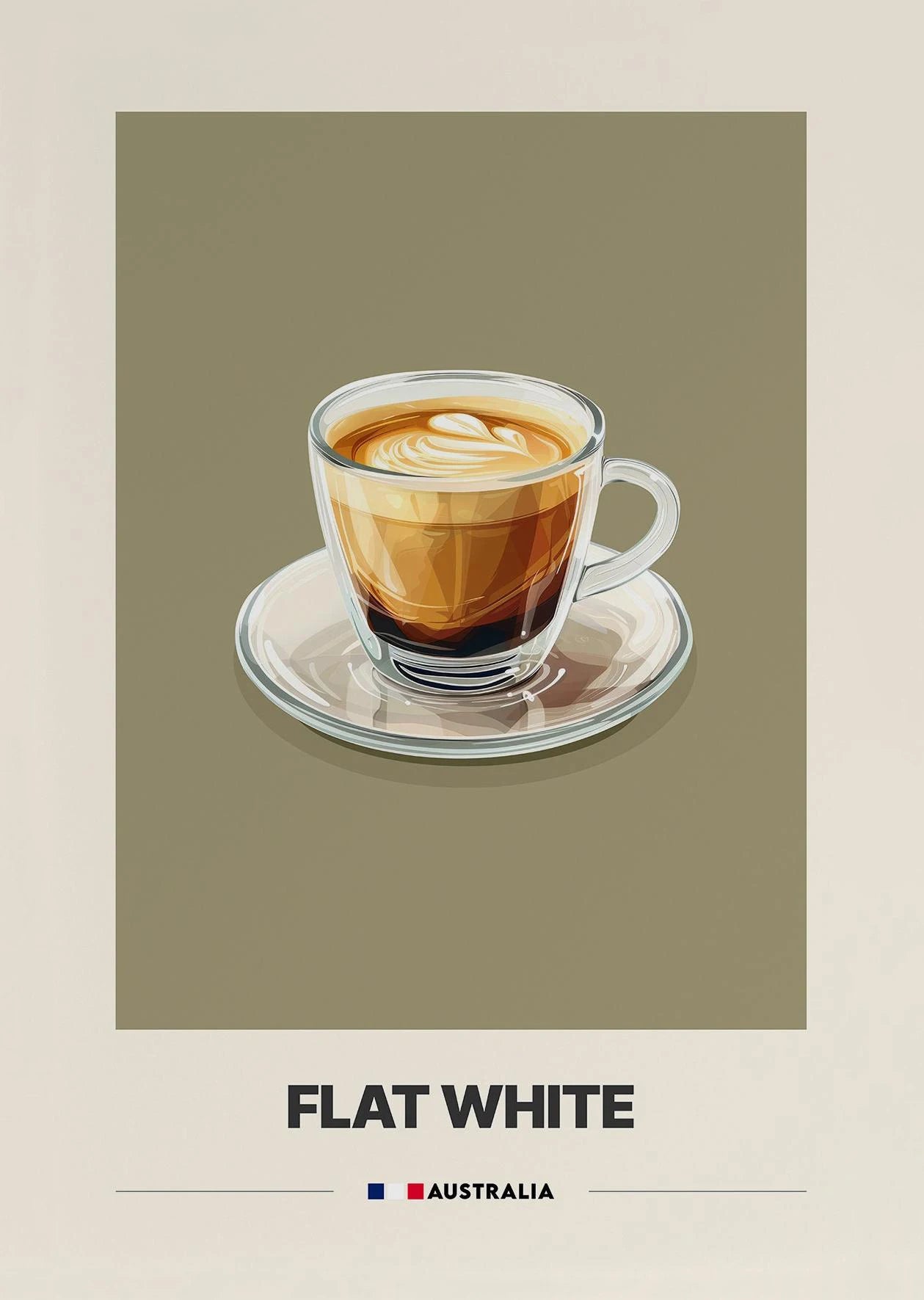 Minimalist Coffee Art Prints – Retro Latte & Mocha Canvas Wall Decor