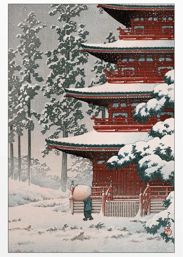 Japan Mount Fuji Cherry Blossoms Canvas Print – Takahashi Yuming Yamanaka Art