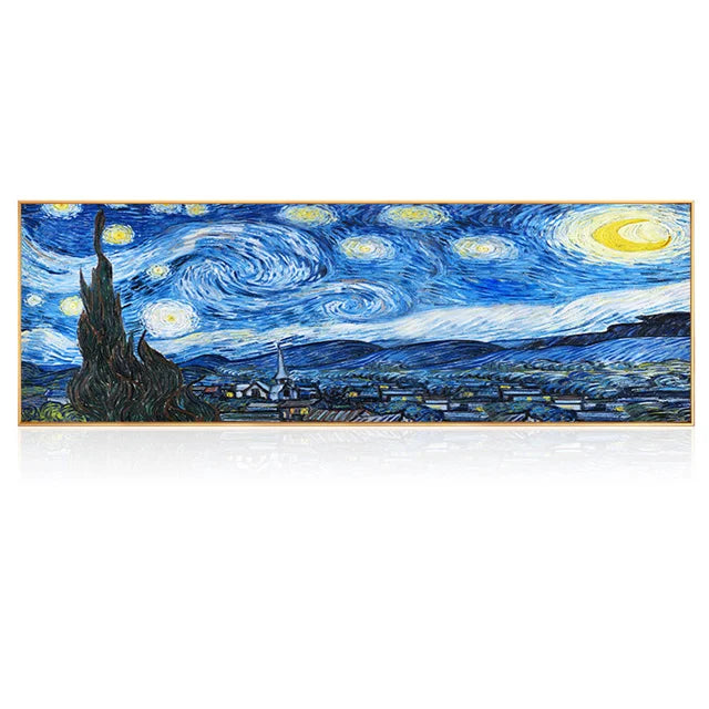 Van Gogh Cafe Terrace at Night Canvas Wall Art Print