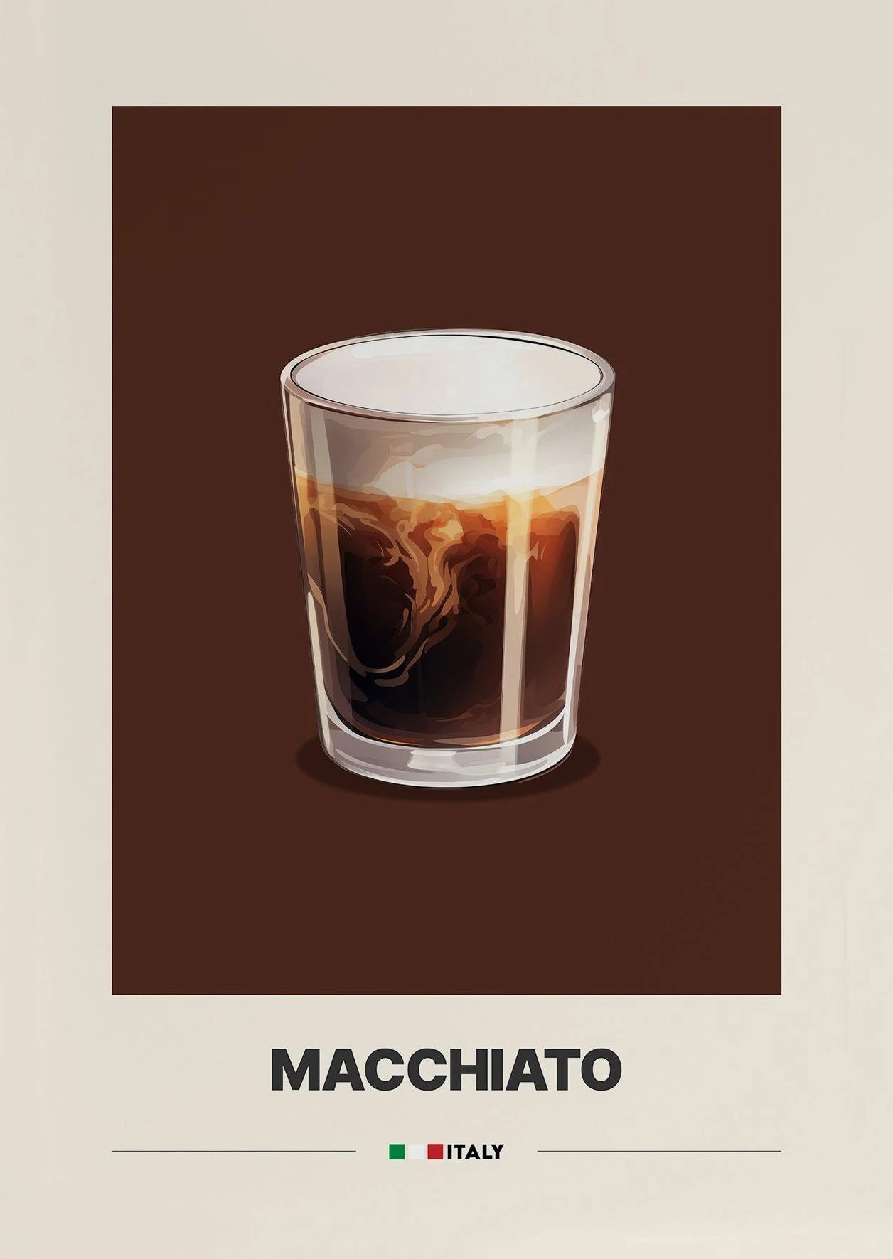 Minimalist Coffee Art Prints – Retro Latte & Mocha Canvas Wall Decor