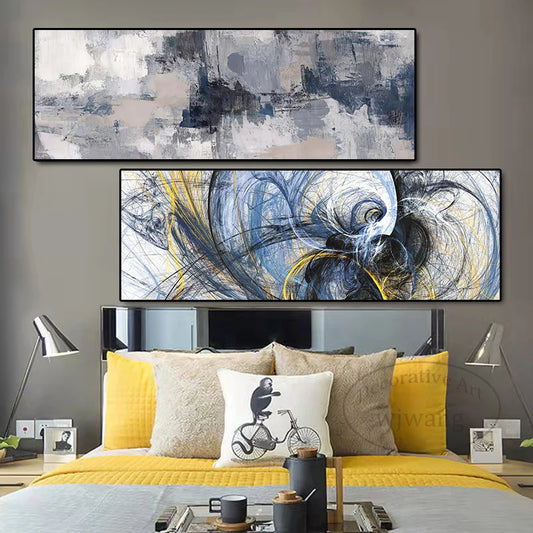 Modern Abstract Pattern Canvas Print – Wall Decor for Living Room & Home