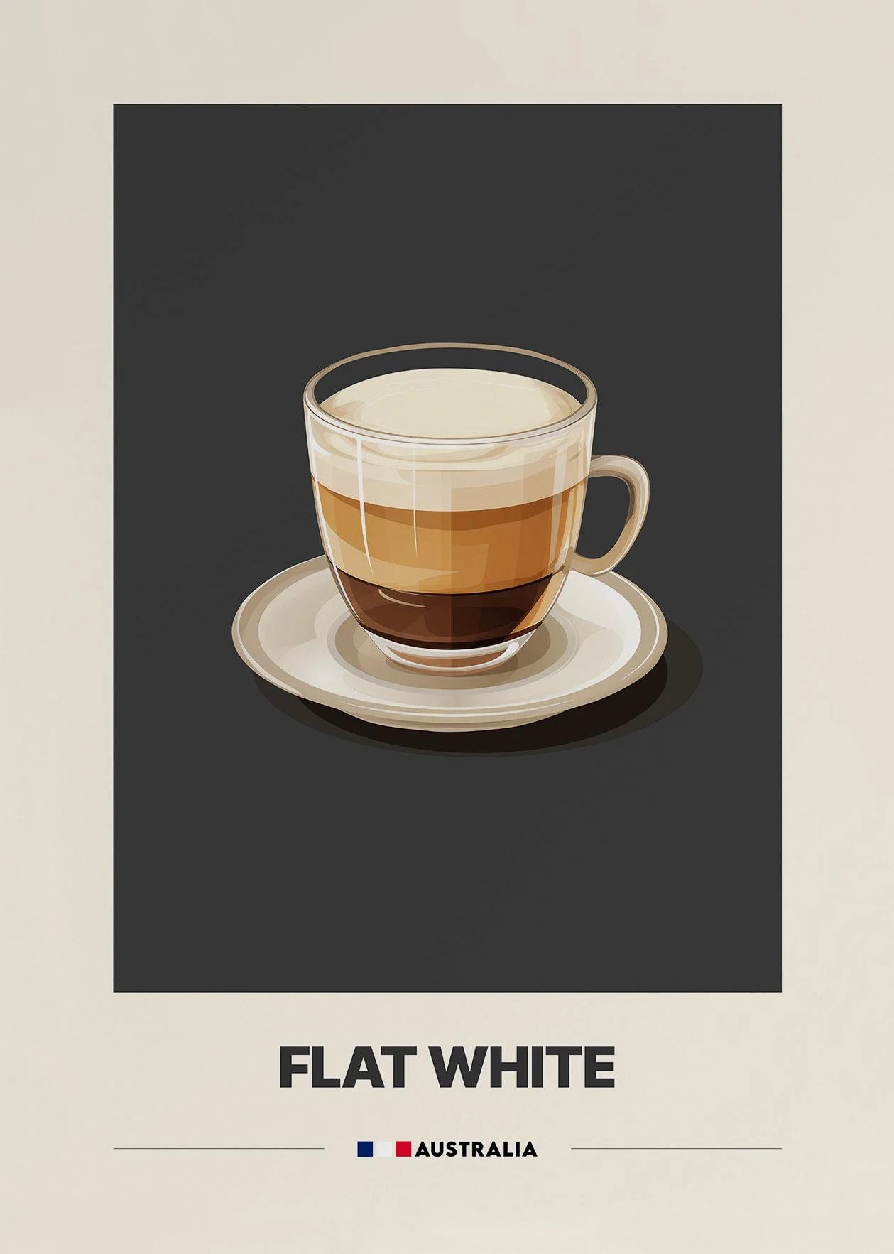 Minimalist Coffee Art Prints – Retro Latte & Mocha Canvas Wall Decor