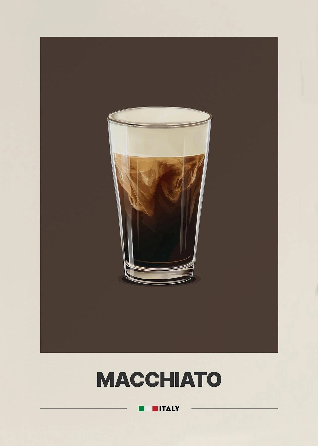 Minimalist Coffee Art Prints – Retro Latte & Mocha Canvas Wall Decor
