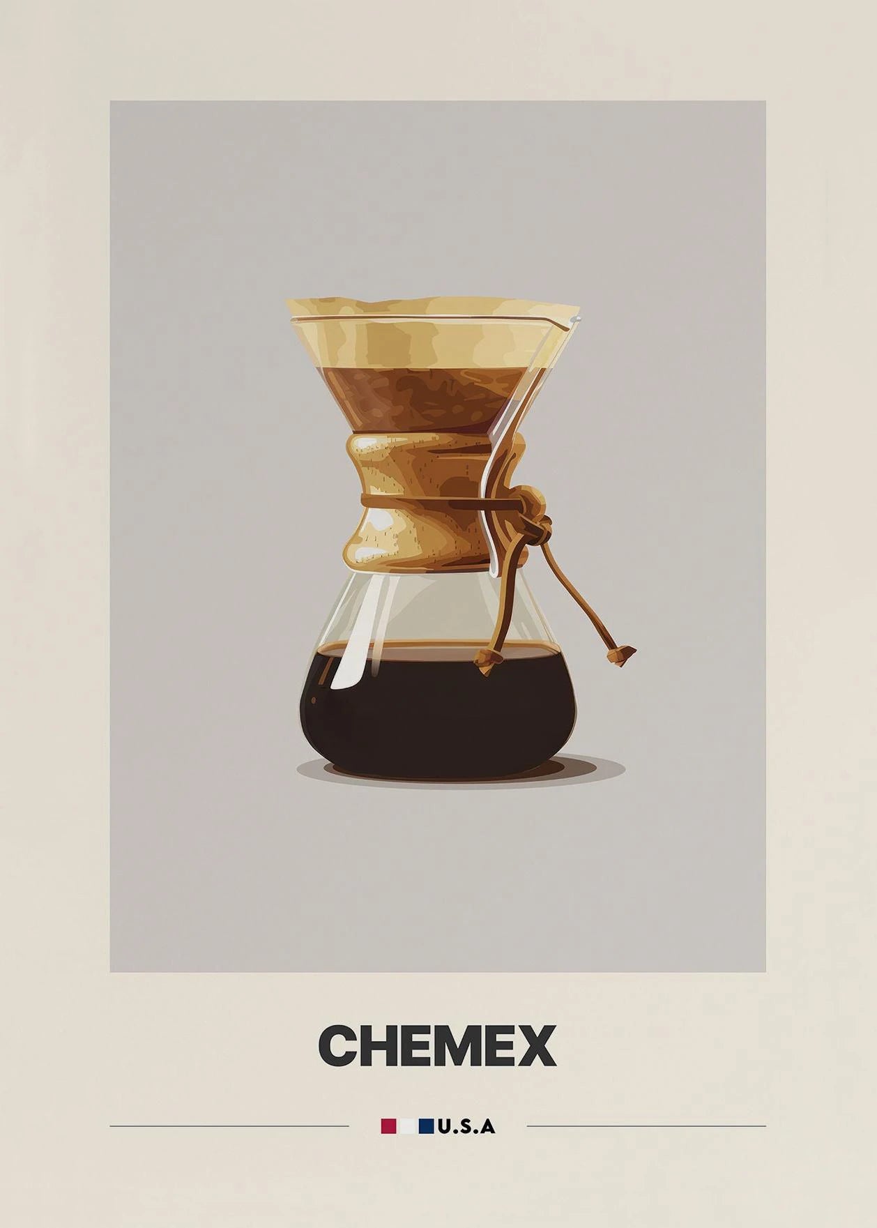 Minimalist Coffee Art Prints – Retro Latte & Mocha Canvas Wall Decor