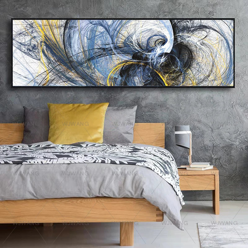 Modern Abstract Pattern Canvas Print – Wall Decor for Living Room & Home