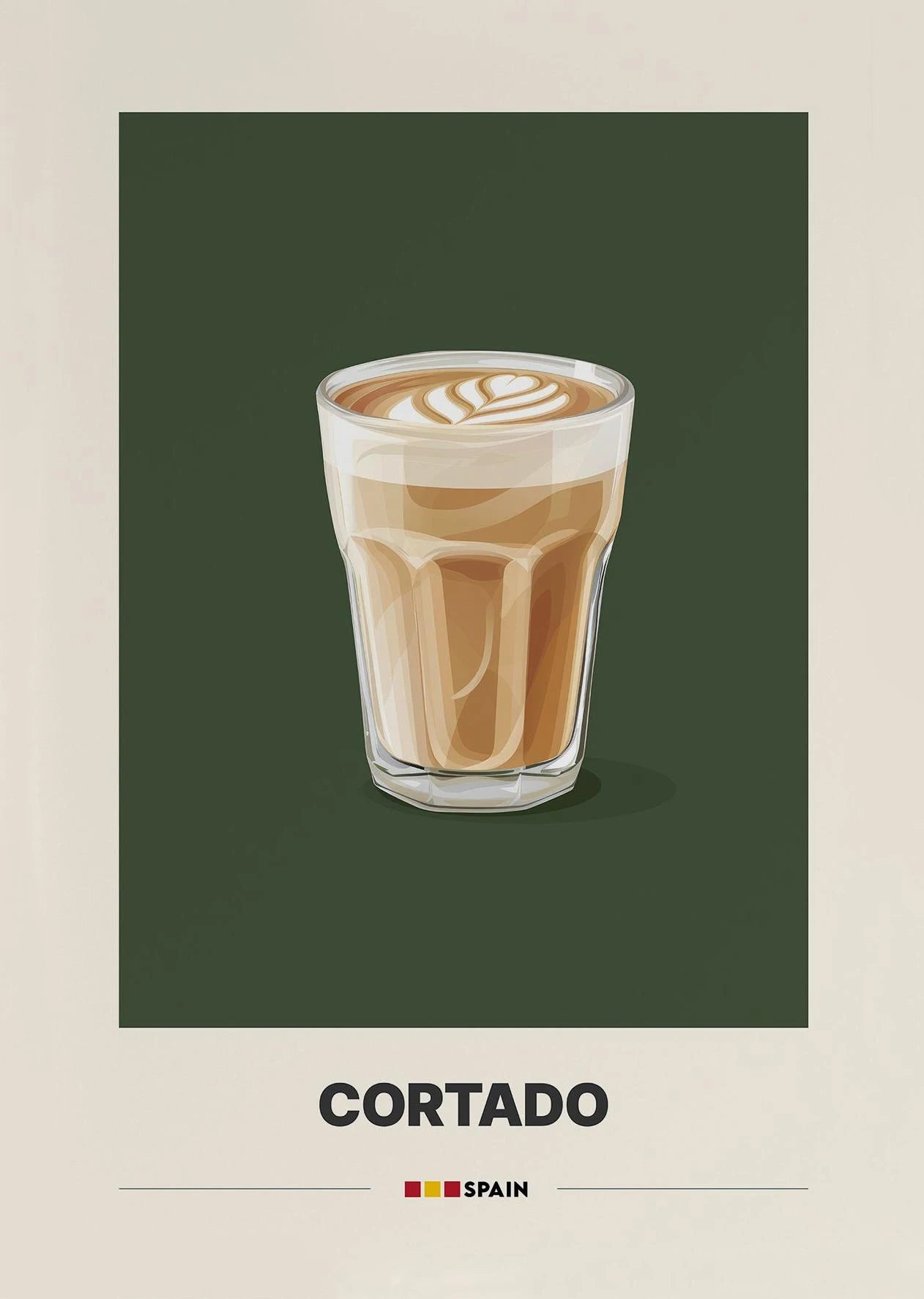 Minimalist Coffee Art Prints – Retro Latte & Mocha Canvas Wall Decor