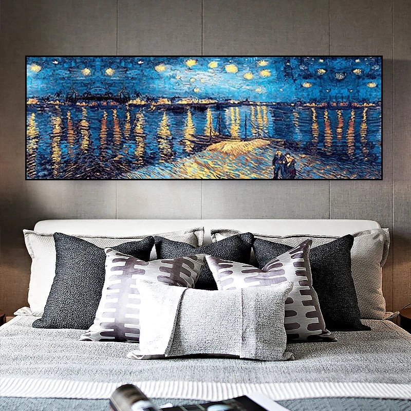 Van Gogh Cafe Terrace at Night Canvas Wall Art Print