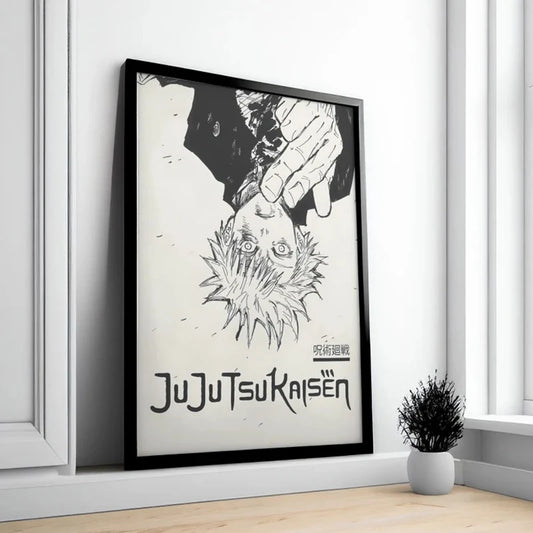 Jujutsu Kaisen Anime Poster – Itadori Yuji, Gojo Satoru & Fushiguro Canvas Wall Art for Home Decor