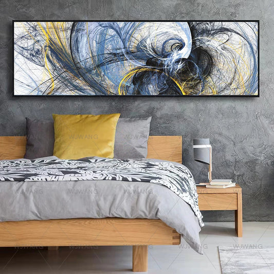 Modern Abstract Pattern Canvas Print – Wall Decor for Living Room & Home